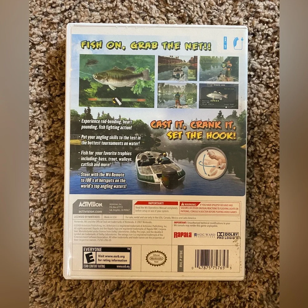 Wii Rapala’s Fishing Frenzy